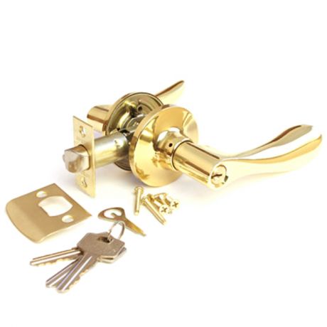 ручка-защелка APECS 891-01-G, ключ/фиксатор, золото