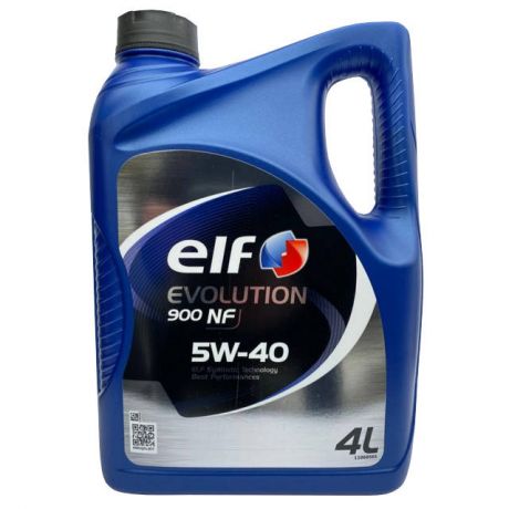 масло моторное ELF Evolution, 900 NF 5W40, 4 л