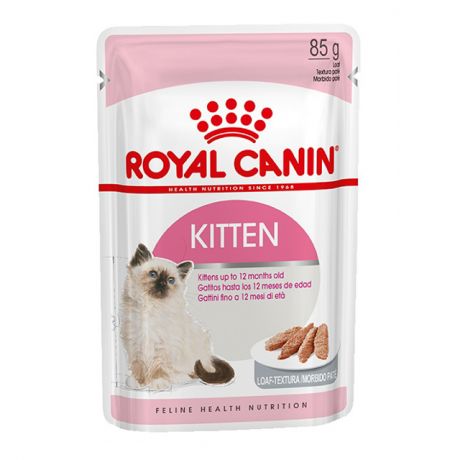 корм для котят ROYAL CANIN KITTEN INSTINCTIVE влажный паштет 85г до 12мес.