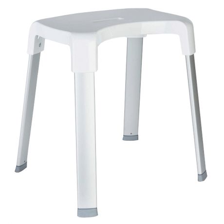 стул для ванной PRIMANOVA Smart алюминиевый каркас белый 48,3см