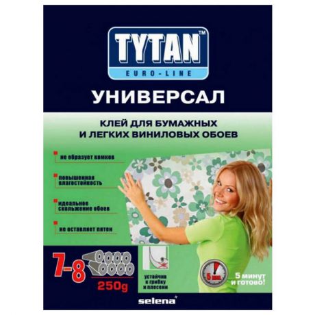 клей обойный TYTAN Euro-line Универсал 250г, арт.7017152