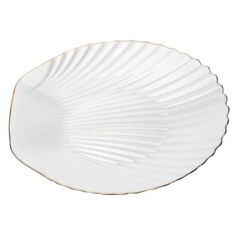 тарелка десертная ATMOSPHERE Golden Pearl, 20см, опаловое стекло