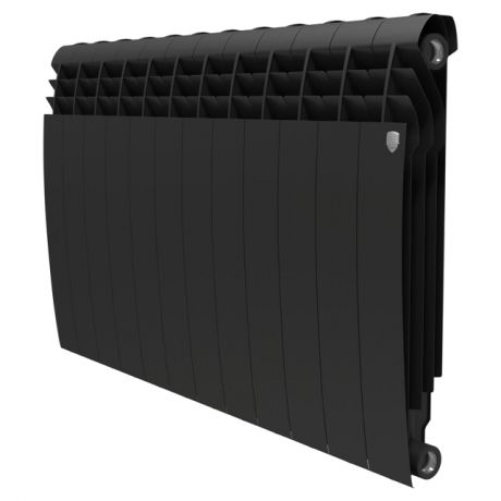 радиатор биметаллический ROYAL THERMO BiLiner 500 черный , 12 секций