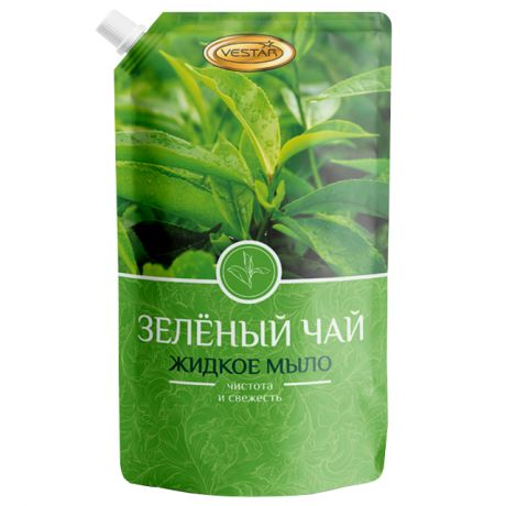 мыло жидкое VESTAR Зеленый чай 1л