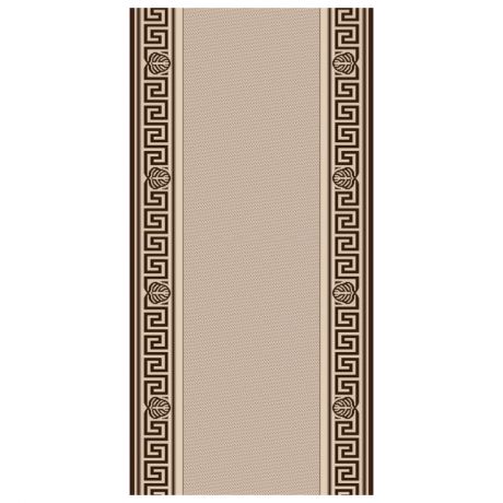 ковровая дорожка Novaro 900/19 1м светло-коричневая