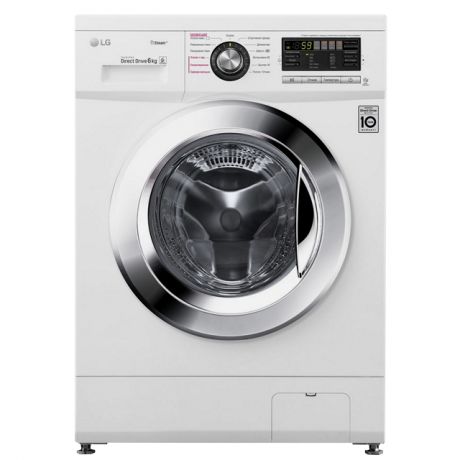 машина стиральная LG F1296NDS3 6кг/1200об/44см бел. с паром