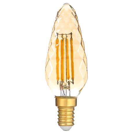 лампа филаментная HIPER Deco Filament Cone 5Вт E14 480Лм 6500K свеча