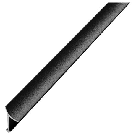 профиль для плитки внутренний универсальный 2700х10мм алюминий чёрный