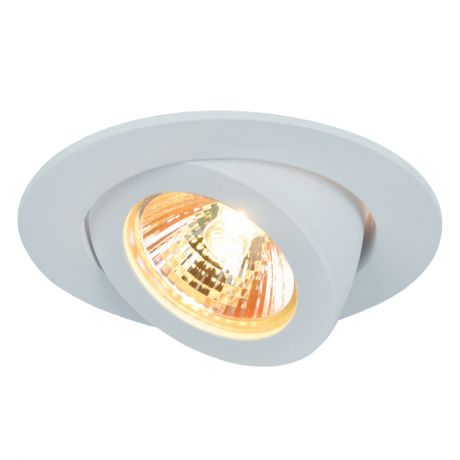 светильник встраиваемый ART LAMP Accento 1х50Вт GU10 металл белый
