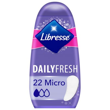 прокладки LIBRESSE Dailyfresh Micro 22шт. ежедн.