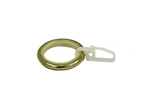 кольцо D20 стандартное ОСТ, бронза с крючком (уп.10шт), арт.22.22.0770