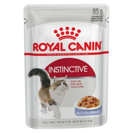 корм для кошек ROYAL CANIN INSTINCTIVE влажный в желе 85г от 12мес.