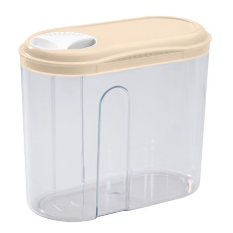 контейнер для продуктов БЫТПЛАСТ, 1 л, 13,5х8 см, с дозатором пластик