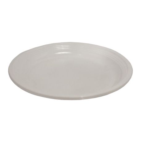 набор тарелок 100шт 20,5см пластик белые