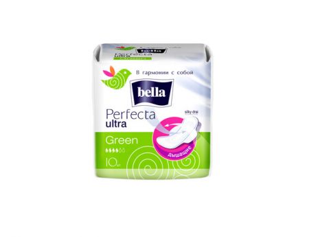 прокладки BELLA Perfecta ultra green silky drai, 10шт