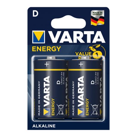 батарейка VARTA Energy D блистер 2шт