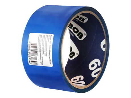 лента клейкая UNIBOB 600 48мм х 24м упаковочная синяя, арт.55753