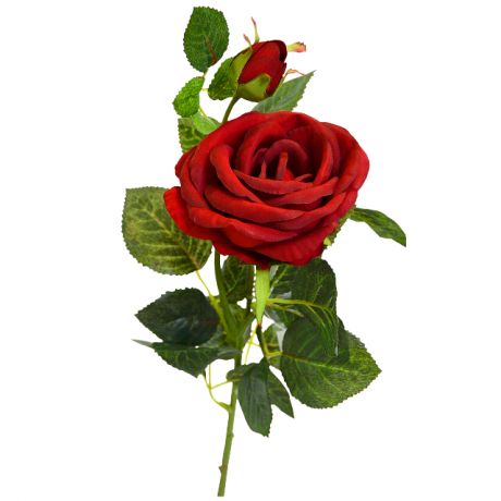 растение искусственное Роза 82см цвет в асс-те