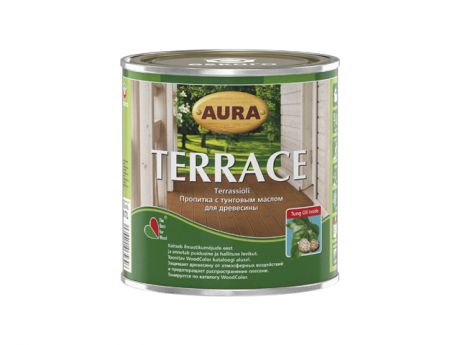 масло для террас AURA Terrace база под колеровку 2,7л, арт.6430011065561