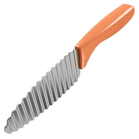 нож фигурный METALTEX с волнистым лезвием нерж.сталь/пластик
