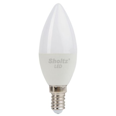 лампа светодиодная SHOLTZ 5Вт E14 350Лм 4200K свеча