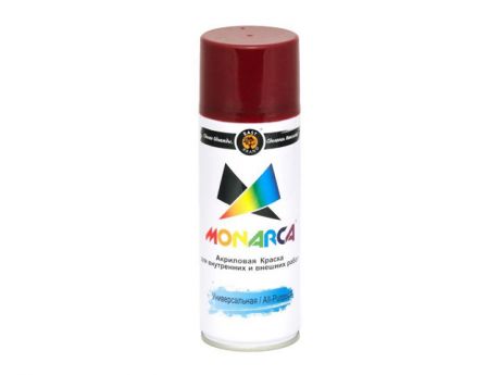 краска аэрозольная MONARCA универсальная Красное Вино 400мл, арт.13005