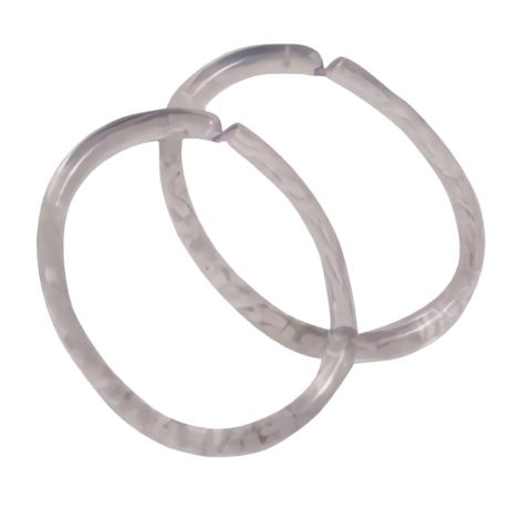 кольца для занавесок OFELIS, 12 шт, пластик, прозрачный, код 1001132587