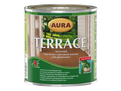 масло для террас AURA Terrace база под колеровку 0,9л, арт.6430011068951