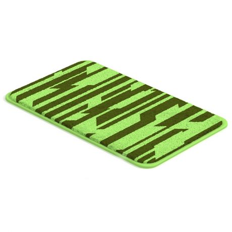 коврик для ванной OFELIS, Зигзаг, 50х80 см, зеленый
