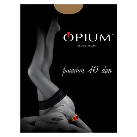 чулки OPIUM Passion 40den 3 visone