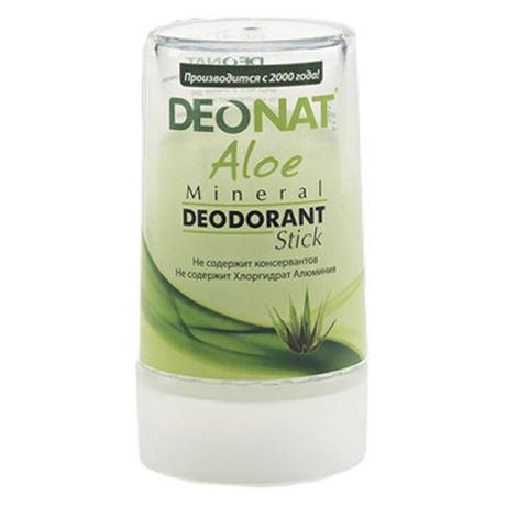 дезодорант женский DEONAT Aloe, 40 мл, минеральный