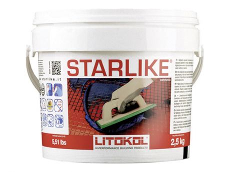 затирка для швов LITOKOL STARLIKE С.340 1-15мм 2,5кг тёмно-бежевый, арт.С.340/2,5кг