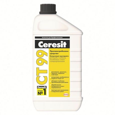 средство противогрибковое CERESIT CT 99 концентрат 1л, арт.1048085