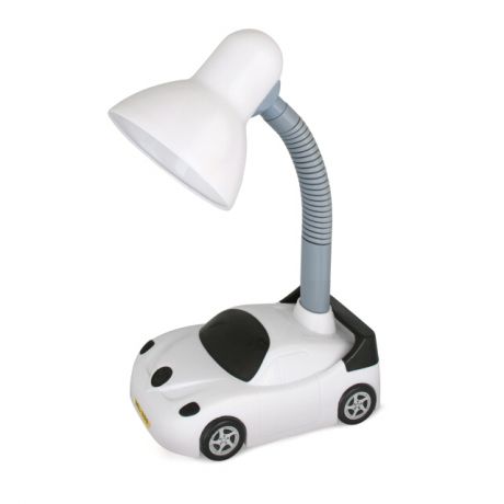 лампа настольная светодиодная CAMELION Машинка 40Вт Е27 пластик белый