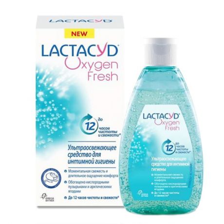 гель для интимной гигиены LACTACYD Oxygen: Кислородная Свежесть, 200 мл