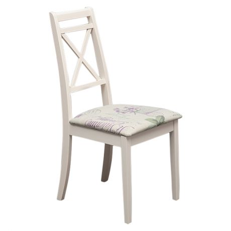 стул кухонный PICASSO с мягким сидением 430х550 мм, молочно-белый, деревянный