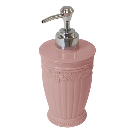 дозатор для жидкого мыла Буржуа полипропилен розовый