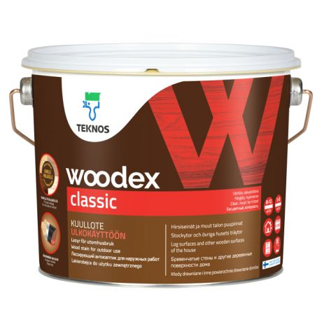 средство деревозащитное ТEKNOS Woodex Classic лессирующее 2,7л, арт.ЭК000131827