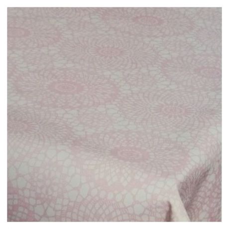 скатерть ПВХ Contour 110х140см бело-розовая, арт.19035