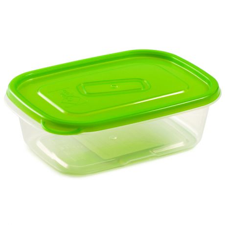 контейнер для продуктов HITT, 0,45 л, 11х15,7х4,8 см, пластик, прямоугольный, прижимная крышка
