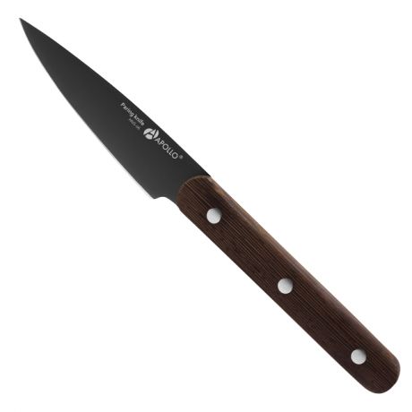 нож APOLLO Hanso 9,5см д/овощей нерж.сталь/дерево венге
