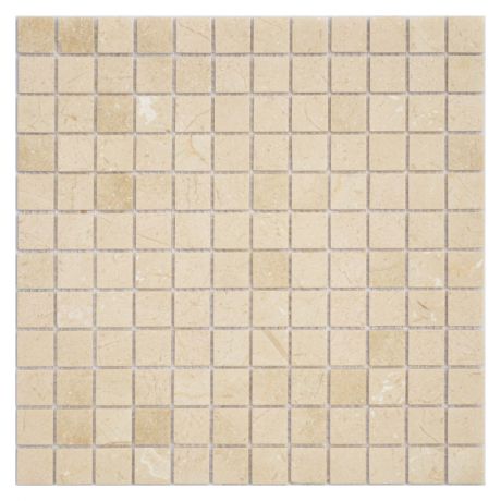мозаика из натурального камня, 29,8х29,8х0,4, Crema Marfil MAT, бежевая