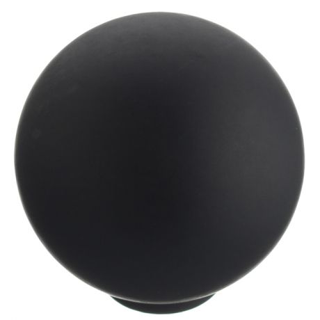 ручка-кнопка REI шар, 29 мм, пластик матовый, черный