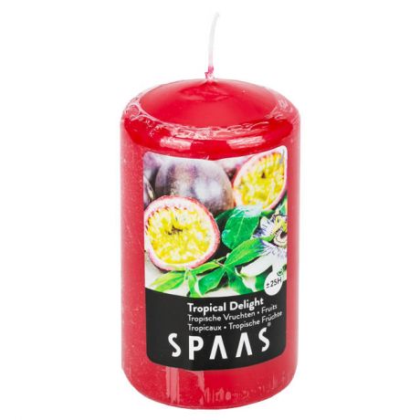 свеча-столбик SPAAS Тропический восторг 6х10см 25ч/г аромат.