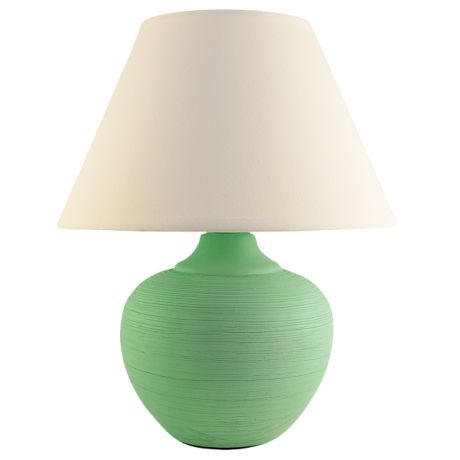 лампа настольная ЛЮЧИЯ Domenica 60Вт E14 керамика зеленый