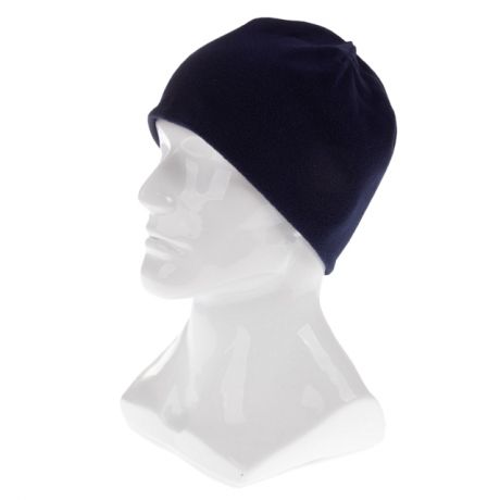 шапка из флиса для взрослых размер 58-59 синяя