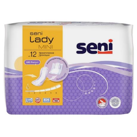 прокладки SENI Lady Mini 12шт. урологические