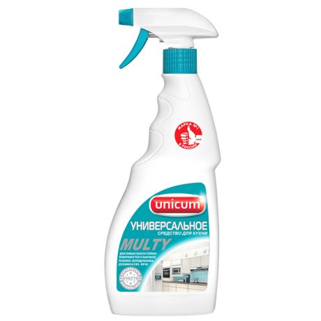 средство чистящее UNICUM Multy для кухни универс. спрей 500 мл