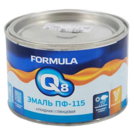 эмаль Q8 Formula ПФ-115 0,4кг желтая, арт.ЭК000133191