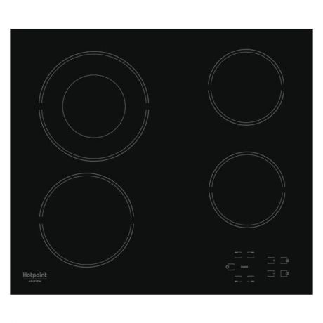 поверхность электрическая HOTPOINT-ARISTON HR 622 C 4конф.стеклокер. черн.